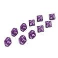thumbnail image 1 of Dados de 10 caras, 20 piezas de dados de 10 caras, dados de números de plástico, muy versátiles, 1 of 14