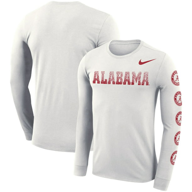 Alabama Crimson Tide Nike Repeat Logo Performance Long Sleeve T-Shirt ...