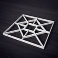 thumbnail image 4 of Ekena Millwork 7 3/8"W x 7 3/8"H x 3/8"T Extra Small Jamestown Decorative Fretwork Wall Panels in Architectural Grade PVC, 4 of 9