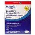 thumbnail image 3 of (6 pack) Equate 3% Hydrogen Peroxide Cleaning & Disinfecting PLUS Lens Care System, 10 fl oz x 2 TWIN, 3 of 9