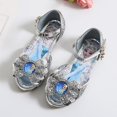 thumbnail image 1 of Sandalias de Disney para niñas, novedad de verano, zapatos de princesa para niños, sandalias con boca de pez salvaje de fondo suave, zapatos frozen elsa, plantilla 34 de 21,6 CM Gao Jinjia LED, 1 of 2