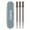 C, variant on Nasal Hair Cutter 2-in-1 with Ear Pick, Manual Nose Hair Trimmer for Men Women, 360° Rotating Double-Sided Blade for Safe Removal, Portable Grooming Tool with Cleaning Brush