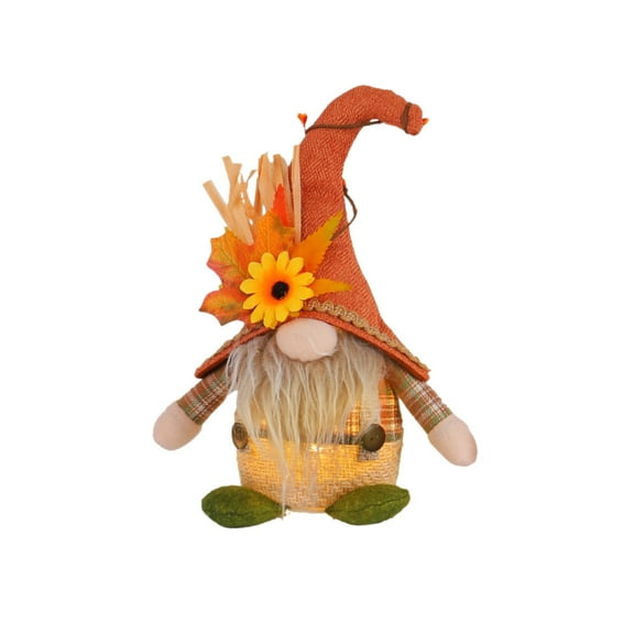 Wadada Fall Gnomes Plush Thanksgiving Decorations Handmade Swedish Tomte Doll Mr and Mrs Scandinavian Gnomes Autumn Plush Gnome Decor Thanksgiving Day Table Ornaments