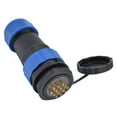 thumbnail image 3 of Enchufe industrial, conector impermeable Tuerca trasera Conector impermeable Conector de alimentación industrial probado profesionalmente, 3 of 9