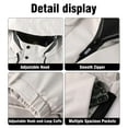 thumbnail image 6 of LEDUNTINO Men's Casual Jackets, Lightweight Thin MultiPocket Jacket Coat, Softshell Hooded Jacket, Outdoor Windbreaker, 6 of 7