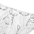 thumbnail image 4 of Ckdifva Bunny Rabbits Painting Boys Underwear Briefs Cotton Panties Active Stretch Briefs One Pack, 4 of 6