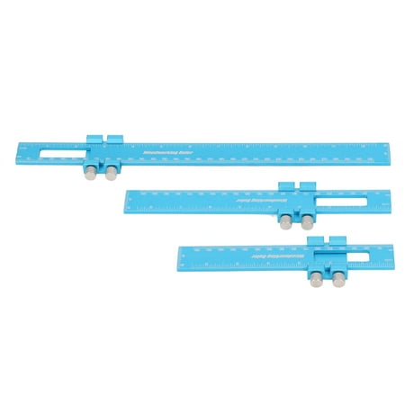 

2024 Woodworking T Type Scribing Ruler Aluminum Alloy Multifunctional Marking Measuring Ruler