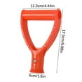 thumbnail image 2 of Plastic Snow Shovel Handle,Snow Shovel Replacement Handle,Handle for Detachable Shovel Snow Cleaning Shovel Tools,1.6'' Inner Diameter,D-Shaped Plastic Non-Slip Grip Accessory(Orange), 2 of 3