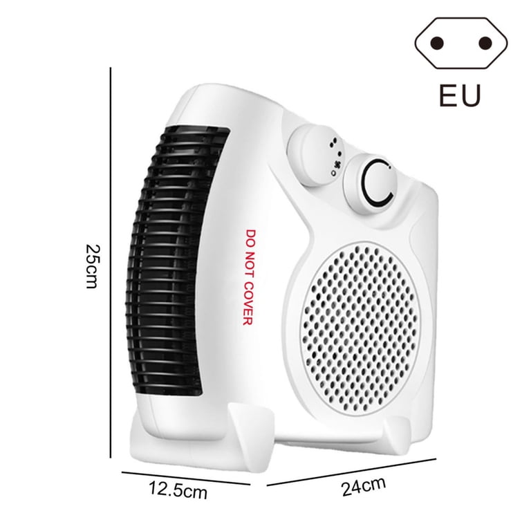 Mini Home Electric Heater with Low Noise and Wire Mesh for Office Home  Bedroom - Walmart.com
