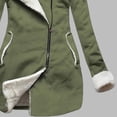 thumbnail image 5 of jsaierl Women Winter Warm Plus Fleece Casual Fashion Style Zipper Cardigan Hooded Ladies Jacket, 5 of 5