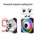 thumbnail image 2 of FR-701 PC Case Fan Ventilador de enfriamiento PWM LED RGB direccionable de 9 aspas (hacia adelante), 2 of 4