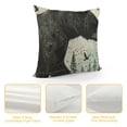 thumbnail image 4 of Chilfamy Wild Bear Throw Pillow Cover Rustic Pine Trees Pillow Cover for Girls,Woodland Animals Cushion Case Vintage Brown Lodge Cabin Wildlife Bear Paw Farmhouse Decor 18x18in, 4 of 5
