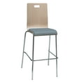 thumbnail image 1 of KFI JIVE Barstool, Williamsburg Vinyl Seat, Natural Back, 1 of 2