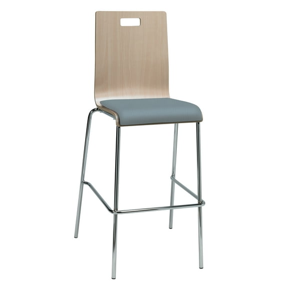 KFI JIVE Barstool, Williamsburg Vinyl Seat, Natural Back