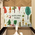 thumbnail image 1 of Alfombra para puerta de entrada Poliéster Antideslizante Alfombrilla de baño Absorbente Alfombrilla de puerta de inodoro 60x40cm Multicolor Fácil cuidado Decoración de interiores, 1 of 6