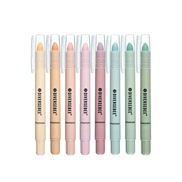 DiverseBee Bible Highlighters and Pens No Bleed, 8 Pack Assorted Colors