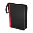 thumbnail image 4 of lionlar 9 Pockets Trading Cards Binder Holder Organizer Zipper Cards Collection Binder red, 4 of 9