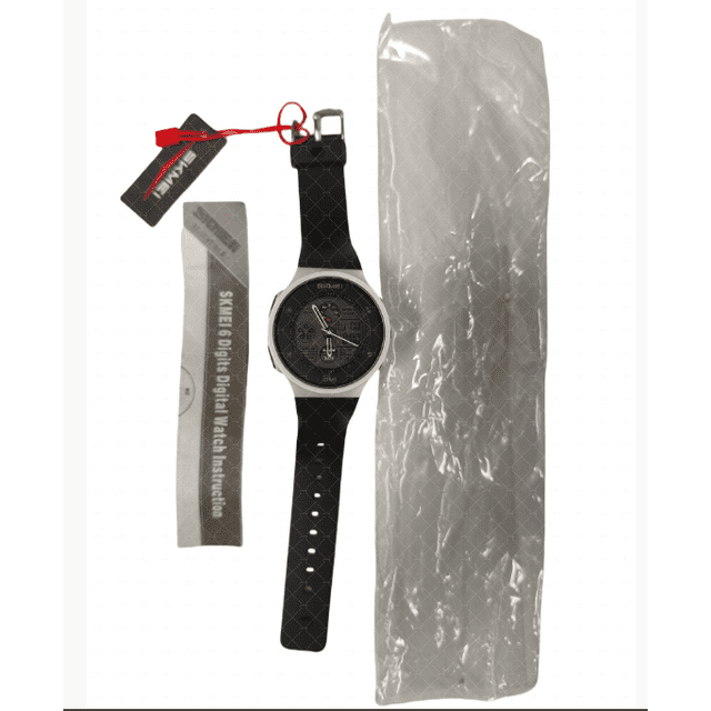 SKMEI 2346 Multifunctional Digital Watch with EL Backlight, Dual Time Zones, 50M Water Resistance, and Durable TPU Band for Unisex Style and Everyday Use.