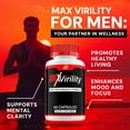 thumbnail image 5 of MaxVirility for Men Capsules - Max Virility Vitamin Complex Pills, All Natural Dietary Supplement, 5 Pack, 300 Capsule, 5 of 6