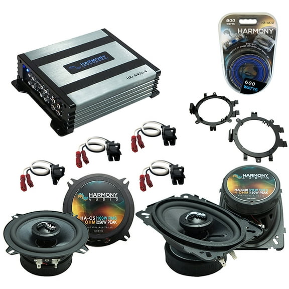 Harmony Chevy Silverado 99-06 HA-C46 4x6" 150W, HA-C5 5.25" 250W & 800W Amp