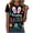 Black, variant on UngA Women's Easter Shirts Teacher T-Shirt Bunny Graphic Tee Top Funny Easter T Shirts for Women (Black,XL)