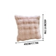 thumbnail image 3 of Cream Plush Cushion Soft Thick Sofa Pillow Decorative Throw Pillow Headrest for Living Room Bedroom Home Decor Flesh Pink, 3 of 5