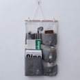 thumbnail image 4 of Fashion Simple Wall Hanging Bag Household Multi-Pockets Closet Storage Bag Over The Door Magazine Storage Pockets Home, 4 of 6