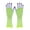 Yellow, variant on 1 Pair Performance Gloves Hollow Out Fishnet Thin High Elasticity Fingerless Thin See-through Cosplay Club Party Festivals Gloves