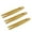 Natural Brown, variant on BambooMN 12" Reusable Bamboo Wood "A" Toast Tongs - Natural Brown - 100 Pieces