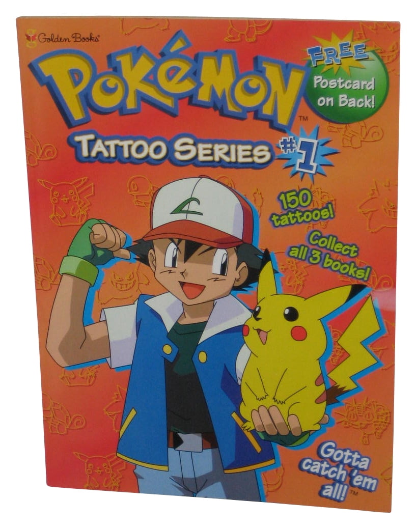 Pokemon Tattoo Series #1 (1999) Golden Books Paperback Coloring Activity Book - Walmart.com