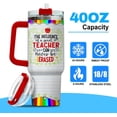 thumbnail image 6 of For Teachers Pencil Tumblers Appreciation Music White Red Steel Insulated Gift Modern Pack, Teacher Gifts, Tumbler 40 Oz With Handle Lid And Straw, Teacher Influence Colorful, 6 of 6