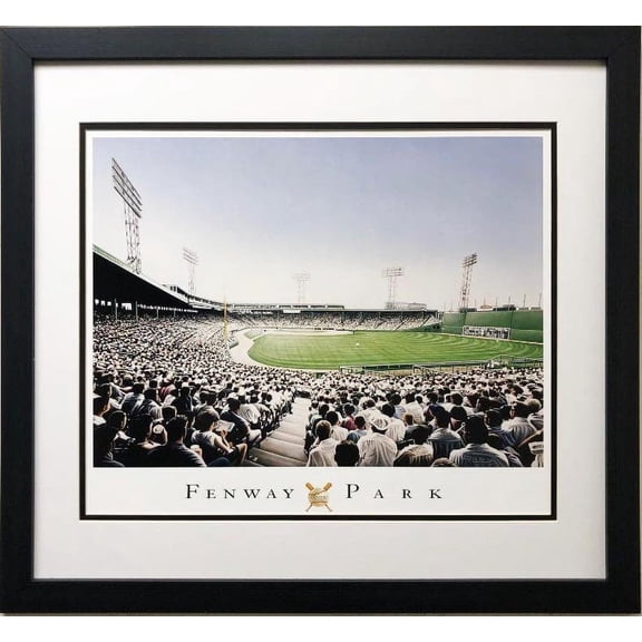 Darryl Vlasak "Fenway Park" Plate Signed Framed Art Generic