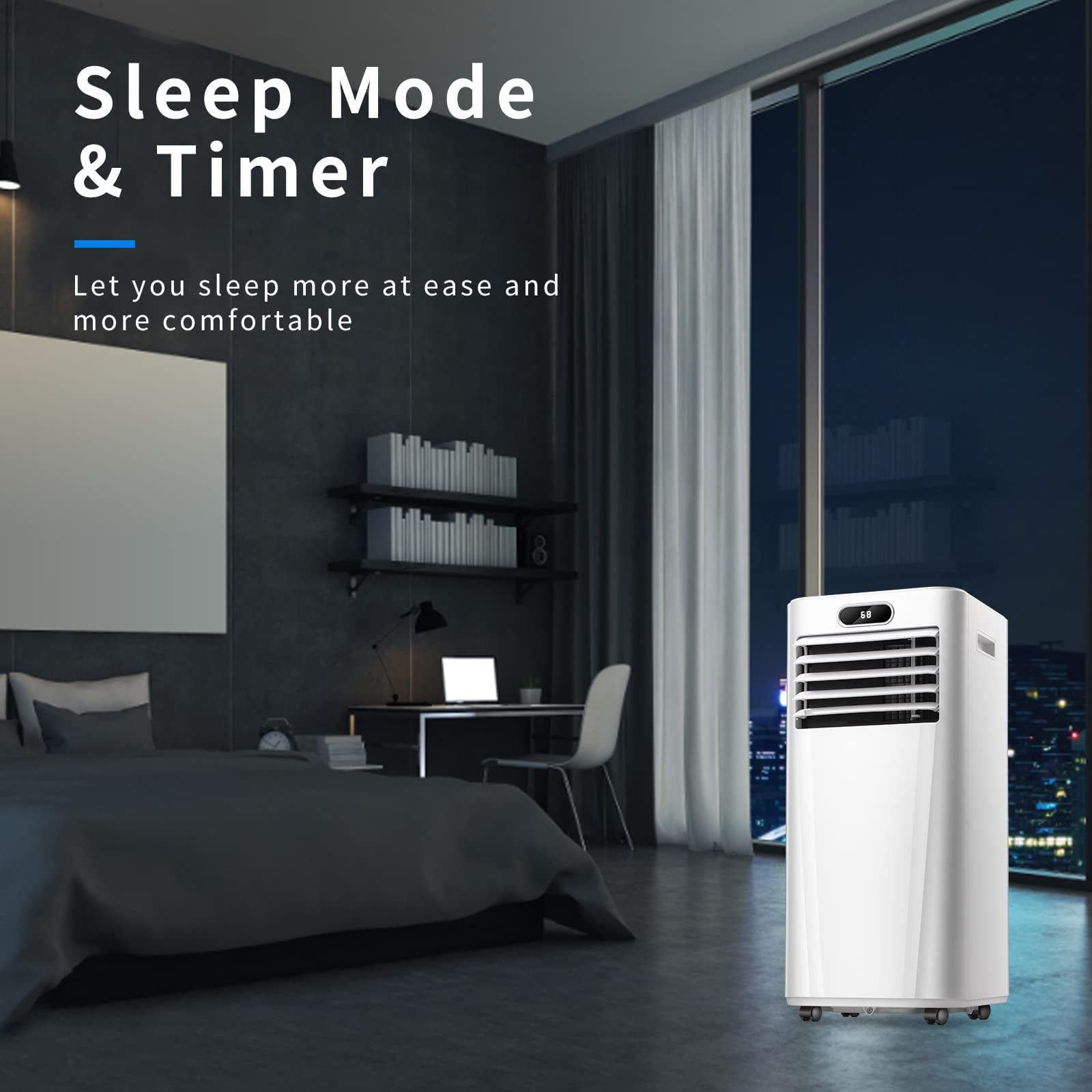 Buy ZAFRO 10000 BTU Portable Air Conditioner with Cooling Dehumidifier