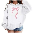 thumbnail image 2 of yegyh Children's Long Sleeved Hoodie With Printed Bow Tie Leisure Daily, 2 of 7