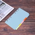 thumbnail image 3 of 10 Sets A6 Subject Dividers Paper Sheet, Punched File Card Dividers,Tabbed Divider for Notebook Insert Planner, 3 of 6