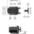 thumbnail image 4 of Pestillo de liberación táctil, bloqueo de presión para abrir con función emergente automática, pestillo de gabinete, pestillo de presión para armario, cajón, paquete de 6 negro, 4 of 5