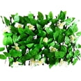 thumbnail image 2 of Expandable Faux Ivy Privacy Fence Screen with Wood Trellis, Retractable Garden Balcony Patio Decor for Backyard, Wedding, Outdoor Wall and Home Decoration, 2 of 7