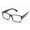 Black/Red, variant on Newbee Fashion - Casual Simple Squared Durable Frames Temple Design Clear Eye Glasses