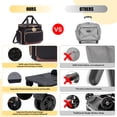 thumbnail image 4 of Rolling Craft Bag,Sewing Machine Tote,Large Sewing Accessories Storage with Wheels,Detachable Rolling Teacher Bag and Transport Tote for Craft,Teaching,Office, 4 of 9