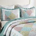 thumbnail image 5 of MarCielo 3 Piece Printed Quilt Set Lightweight Bedspread Set B027, 5 of 6