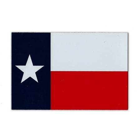 State Flag Bumper Sticker - Medium Size Magnet - Texas State Flag (Texan) - Pride, Support, Magnetic Bumper Sticker - 6