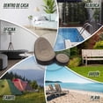thumbnail image 3 of Sillón Puff Inflable Individual Resistente 120Kg Descansa Pies, 3 of 8