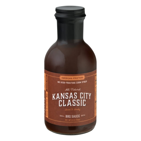 American Stockyard All Natural Kansas City Classic BBQ Sauce Gluten Free 15 oz
