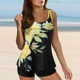 thumbnail image 2 of Plus Size Womens Swimsuits Tankini Swimsuit for Women 2024 Summer Two Piece Bathing Suits Print Sling Swim Tank Top With Shorts Beach Swimwear Summer, 2 of 6