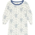 thumbnail image 2 of Touched by Nature Baby Boy Organic Cotton Coveralls 2pk, Elephant, 0-3 Months, 2 of 3
