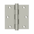 thumbnail image 2 of 3.5" x SQR Solid Brass Hinge 2/pk - Satin Nickel, 2 of 3