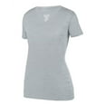 thumbnail image 2 of Augusta Sportswear Women's Shadow Tonal Heather Training T-Shirt Size up to 2XL, 2 of 3