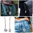 thumbnail image 4 of HEALEEP Portable Stainless Steel Wine Flask for Storage Silver Creative Sealing Design Lightweight Small Size, 4 of 8