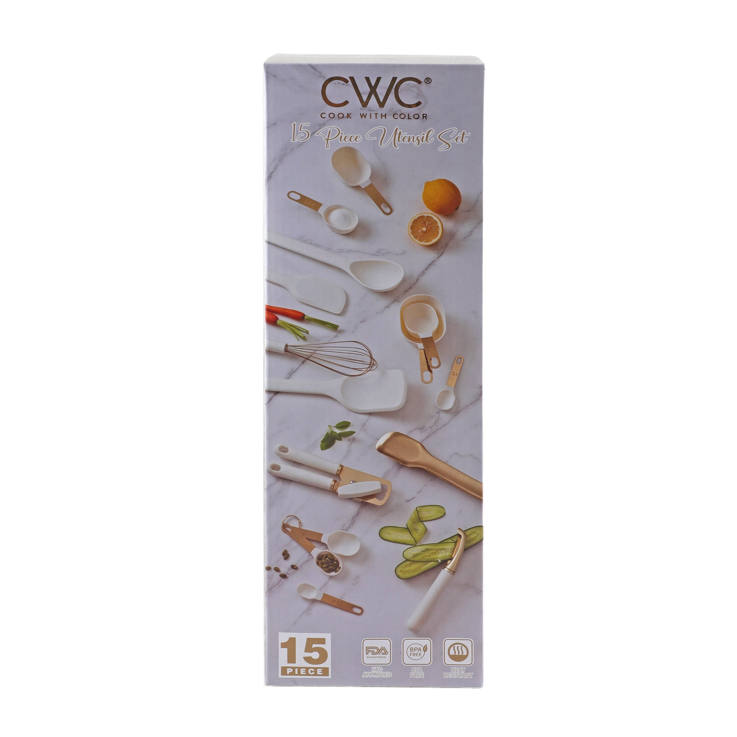 Cook with Color 15 Piece Utensil Set