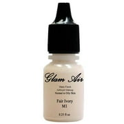 Glam Air Airbrush Water Based M1 Fair Ivory Matte Foundation Flawless Makeup Ideal for Normal to Oily Skin - 0.25 Oz